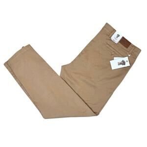 NEW Cigar Couture Mens Trouser Pants Tan Size 40x32 Slacks NWT